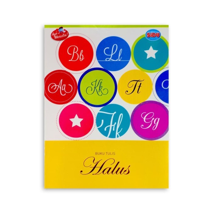 

BUKU TULIS HALUS SIDU 38 LEMBAR / BUKU ELOK / BUKU TULIS 3 GARIS - HARGA SATUAN