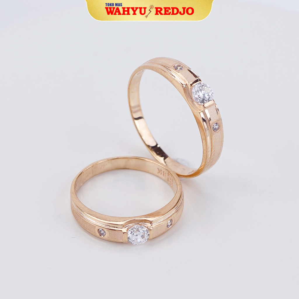 CINCIN NIKAH PLAT EMAS KADAR 8K WAHYU REDJO PAMERAN