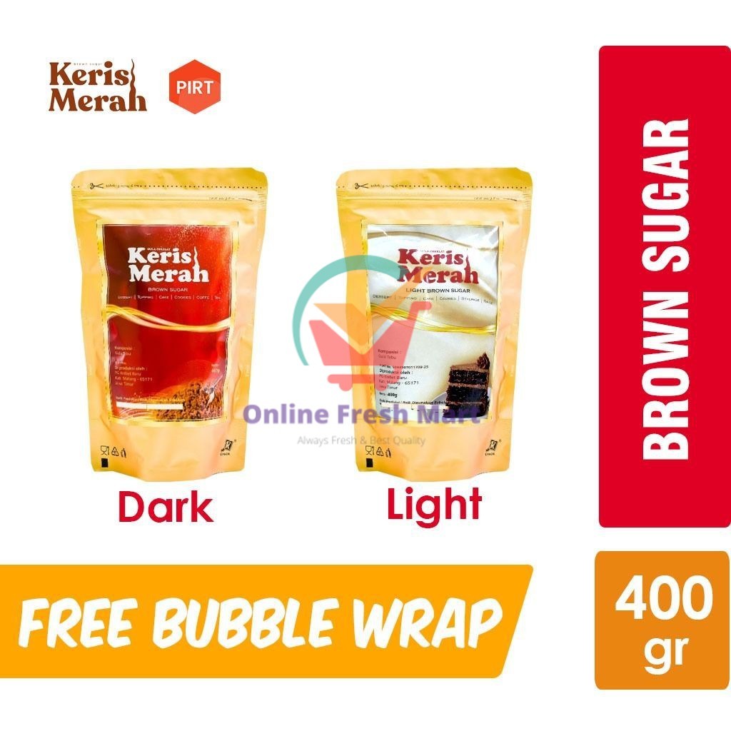 

Brown Sugar Keris Merah 100% Gula Tebu (400 gr) - Online Fresh Mart Denpasar