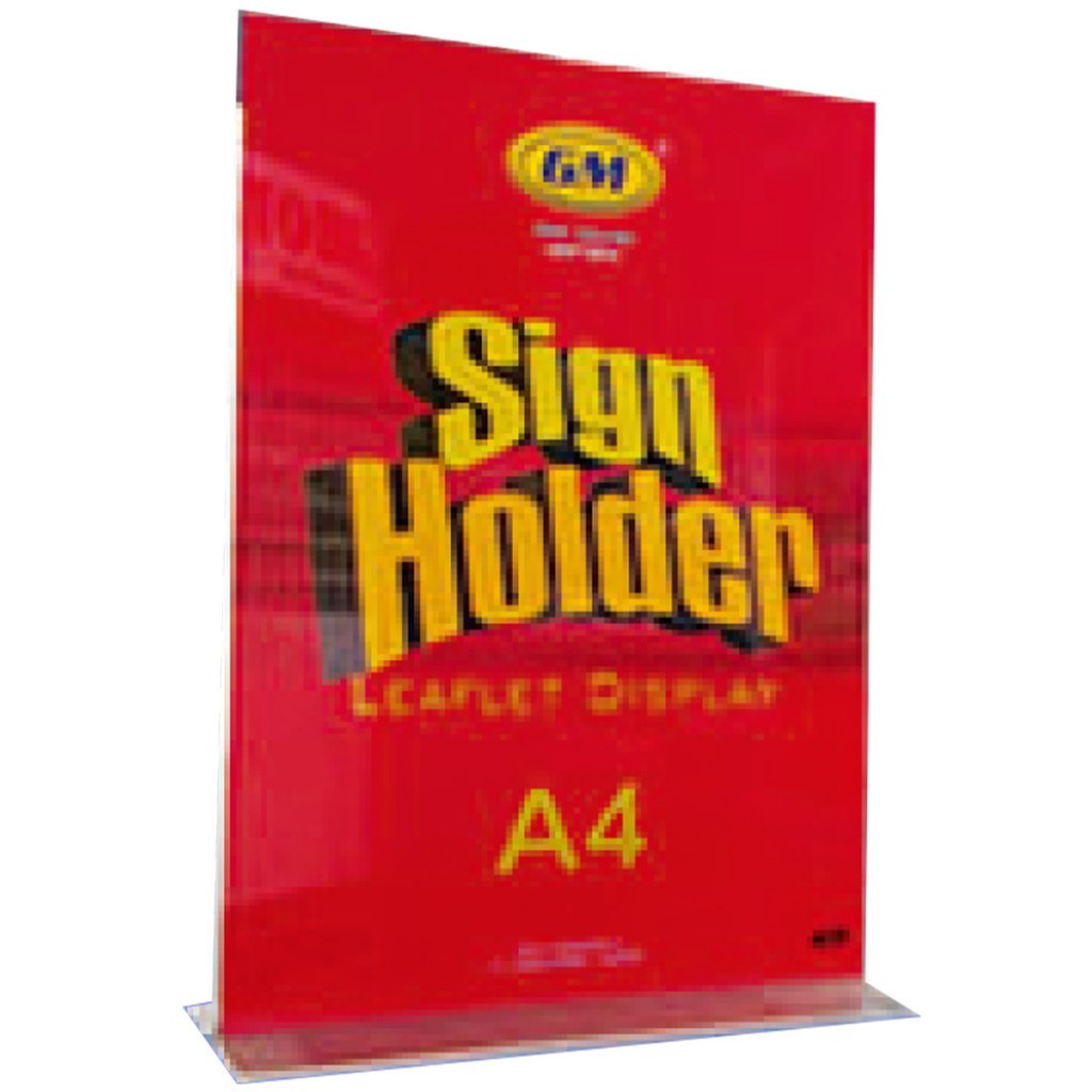 

GM SIGN HOLDER T TERBALIK 3830 A4