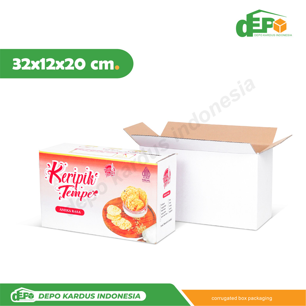 

Box 32x12x20 cm (Oleh2 1K) Boxnormal/amdk/kotak/kemasan/packing/a1/tinggi20