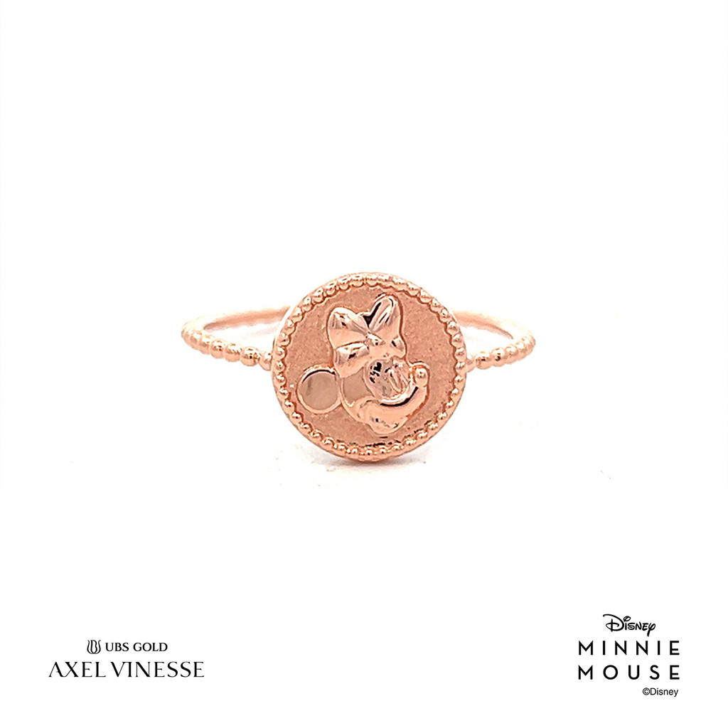 UBS Gold Cincin Emas Disney Minnie Mouse - Ccy0125 - 17K