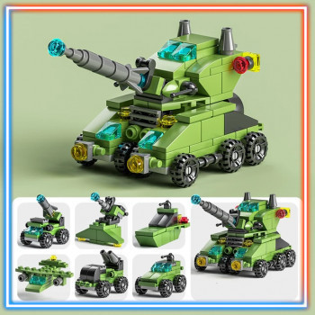 Mainan Balok Susun Tank 6in1 LEGO 138 Bricks