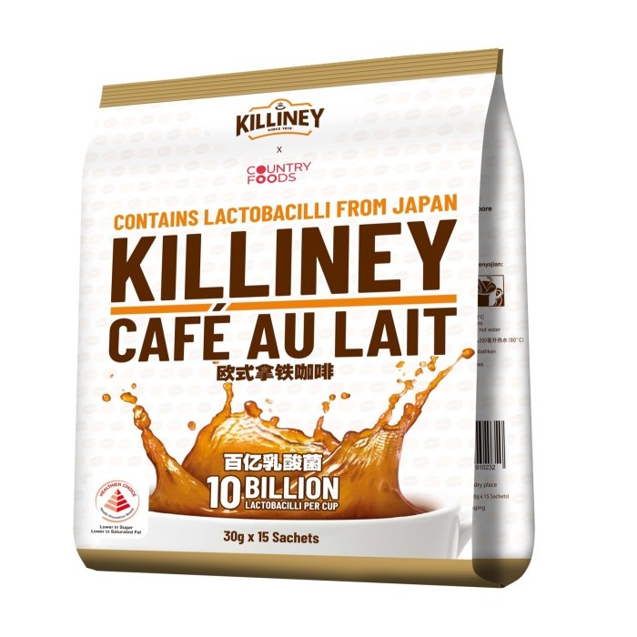 

Killiney Cafe Au Lait - 10 Billion Lactobacilli 15 sachets of 30g each