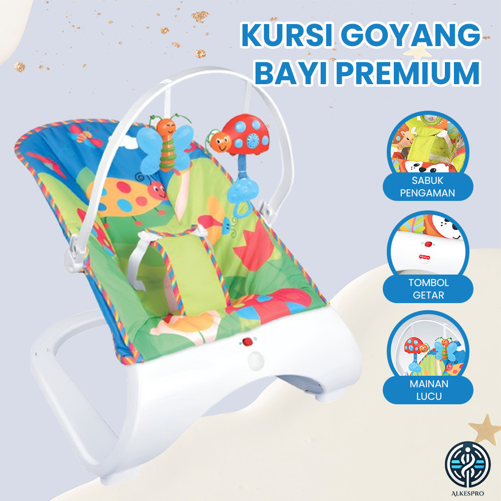 Kursi Goyang Bayi Bouncer Tempat Tidur Bayi Premium
