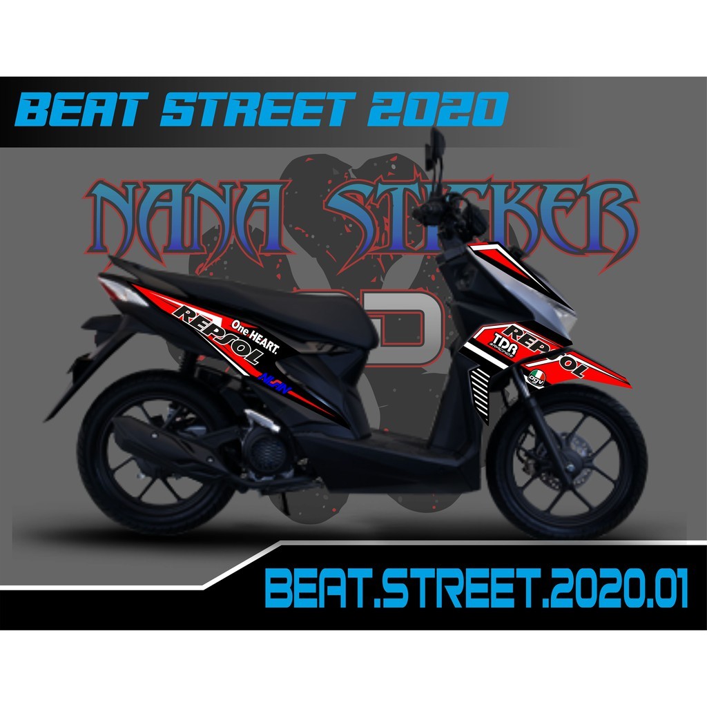 Striping BEAT STREET 2020 - Stiker BEAT STREET List Variasi Motor STICKER BEAT STREET 2020 CODE 01
