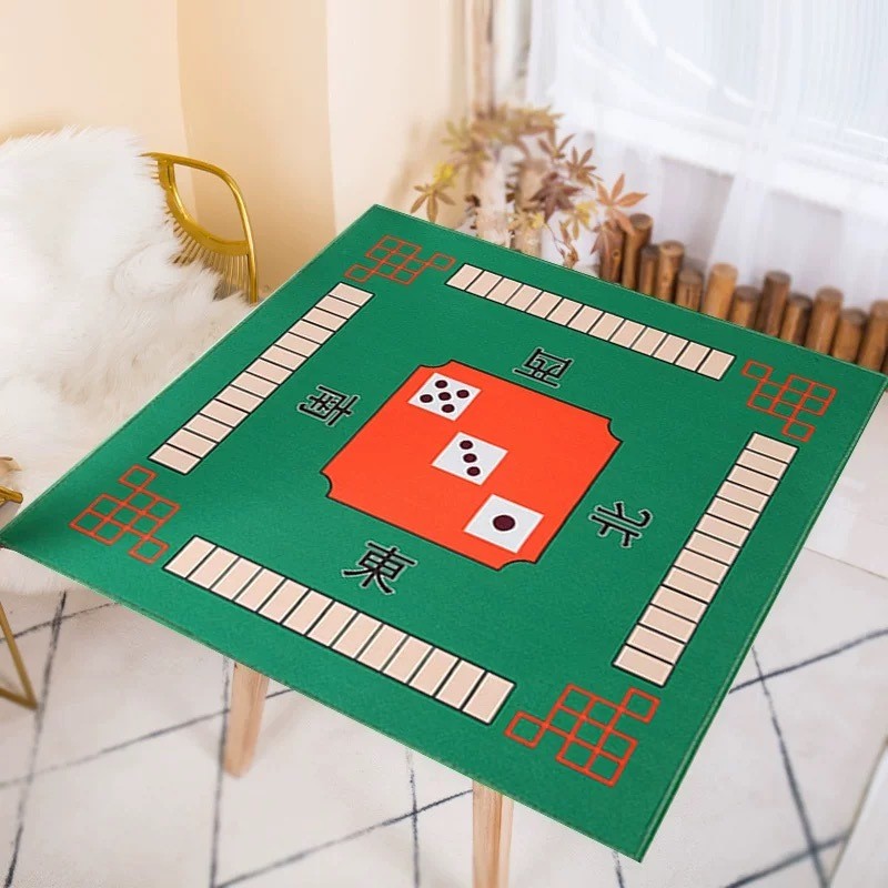 78*78Cm/83*83Cm Tikar Mahjong Maciok Carpet Karpet Mahjong Majiang Alas Meja Mahyong