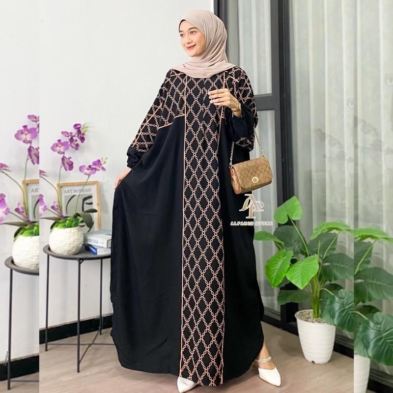 BF67YJ Kaftan Arafah Kaftan Motif Terbaru Kaftan Busui kaftanjumbo anjani store kaftan viral