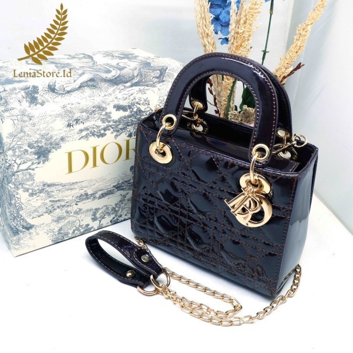 Terlaris ✨ -Tas Pesta Clutch Handbag Party Pernikahan Wanita Import Mewah Besar - DARK MAROON