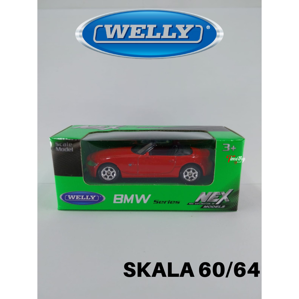 Diecast Welly Nex Skala 60 Pagani BMW X5 SUV Putih