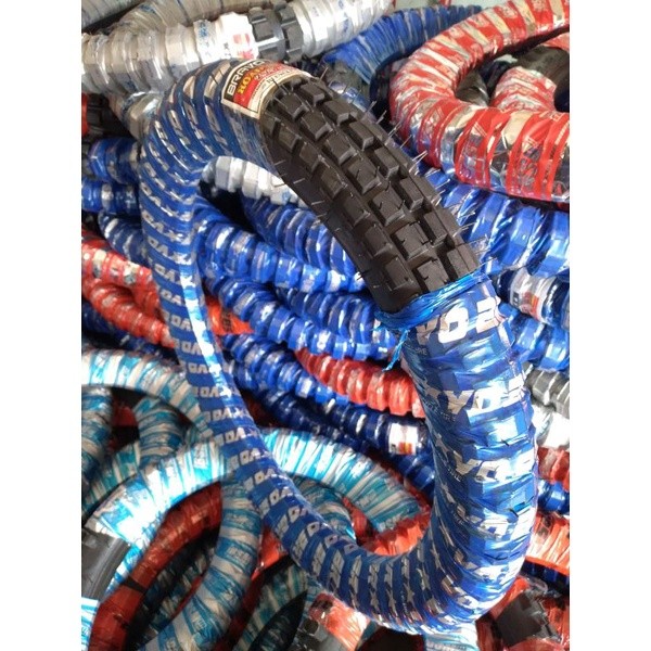 BAN BARU BELAKANG SEMI TRIL MOTIF TAHU MOTOR BEBEK RING17.275,