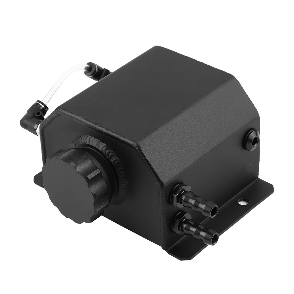 Can Breather  Bottle Car Modified 1L Alloy Aluminum Engine Oil Catch Can Breather  Bottle with Drain