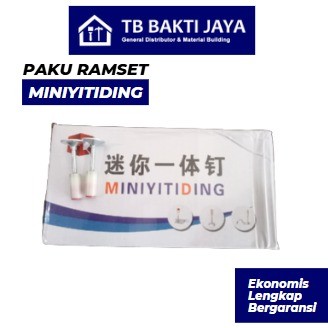 Paku Ramset / Stampset / Paku Ramset Mini 200pcs / Paku Mini Gun Ramset 100pcs