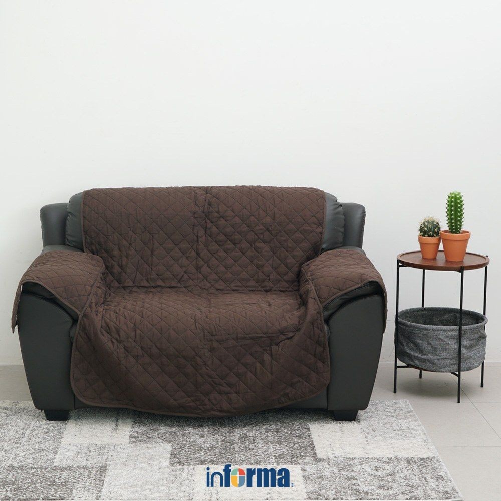 Informa 160x245 cm Sarung Pelindung Sofa 3 Seater Reversible Sofa Protector Sarung Penutup Tempat Du
