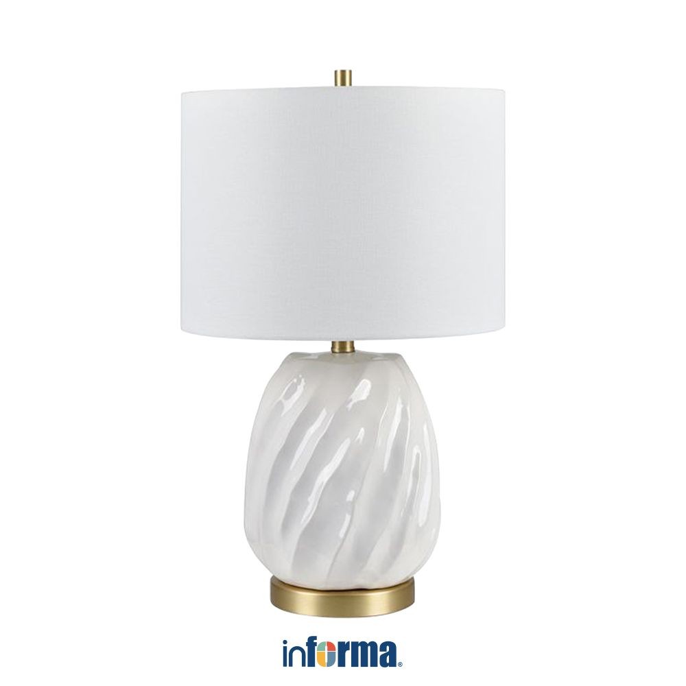 Informa Sakura Lampu Meja - Putih Decorative Table Lamp Lampu Dekorasi Meja Serbaguna Alat Peneranga