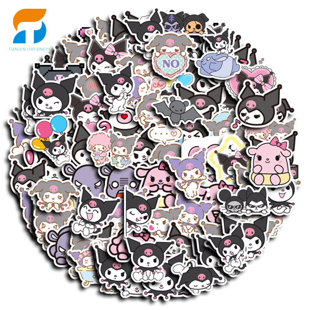 

100pcs Cute Little Devil Stickers Diy Computer Washi Scrapbooking Laptop Stickers Stationery Arts Crafts