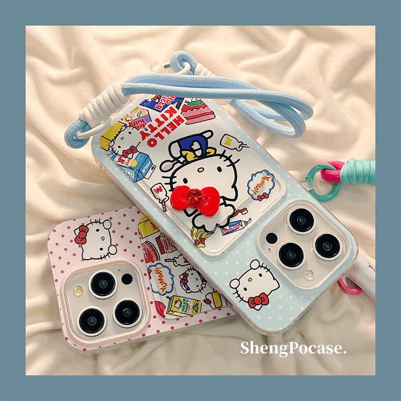 Hellokitty Penutup Kartu Samsung Galaxy S23 Fe S24 Plus S23 Ultra S20 Fe S24 Original Casing Samsung