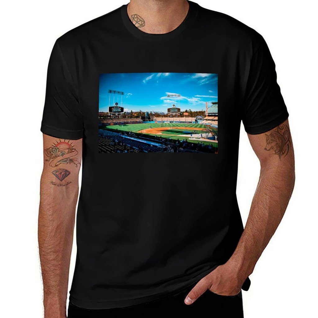 

Dodger Stadium T-Shirt cheap stuff graphic t shirt vintage men graphic t shirts