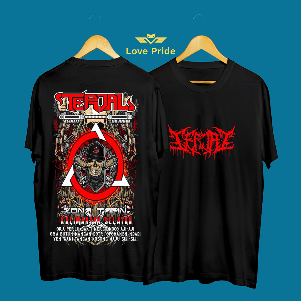 Kaos Tshirt Baju Distro PSHT Terjal Terate Jalanan Zona Tapin Ora Perlu Sakti Premium Terbaru