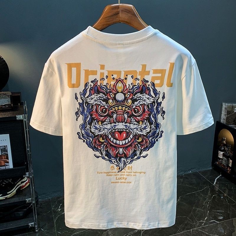 Kaus Lengan Pendek Pria Kaos Atasan Kualitas Tinggi Kaus Musim Panas Tipis Bersirkulasi Menyerap Ker