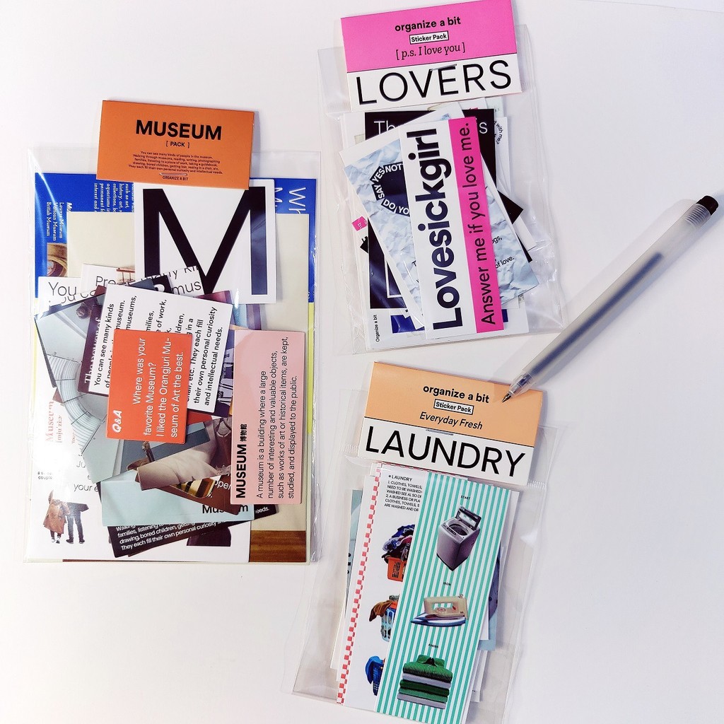 

Laundry Themed Decorative Stickers Pack Material Paper Card Scrapbooking Label Diary Albums Korean Stationery Journal Planner