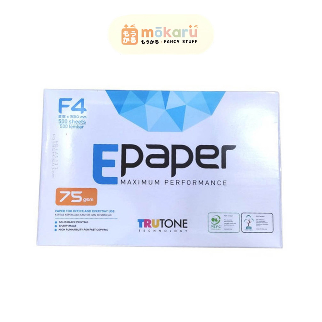 

Epaper Kertas Print/Fotocopy F4 75gr