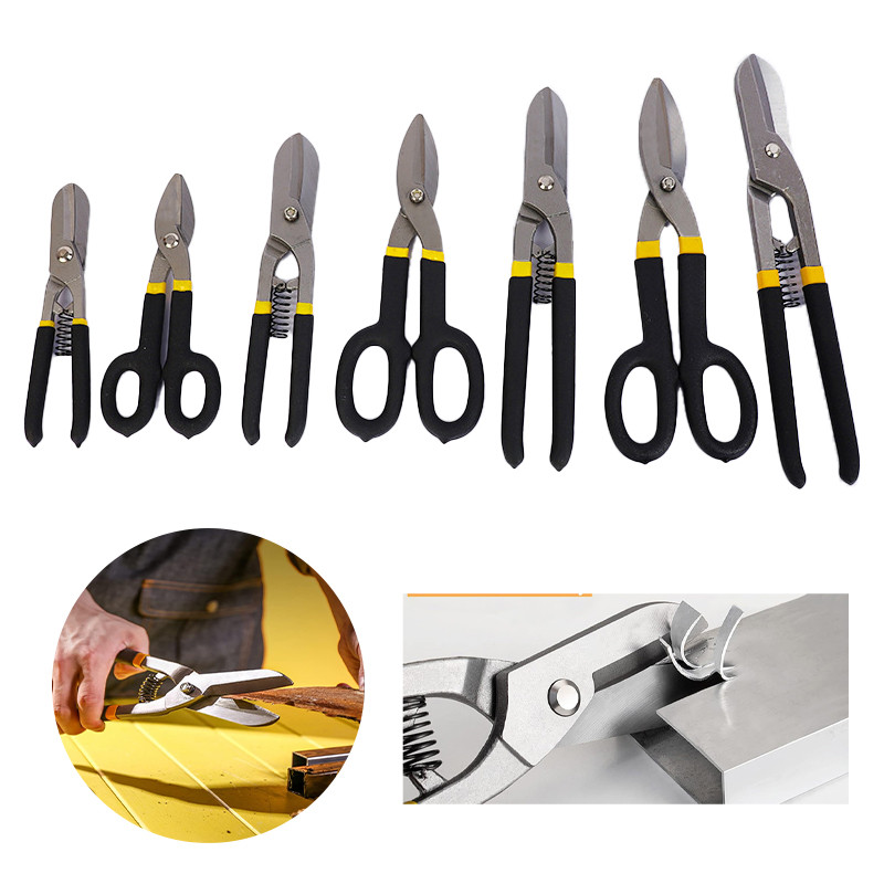 

Iron sheet Scissors Heavy Duty Tin Scissors Cutting Sheet Metal Aviation Scissors Stainless Steel Plate Cutters Hand Tools shear
