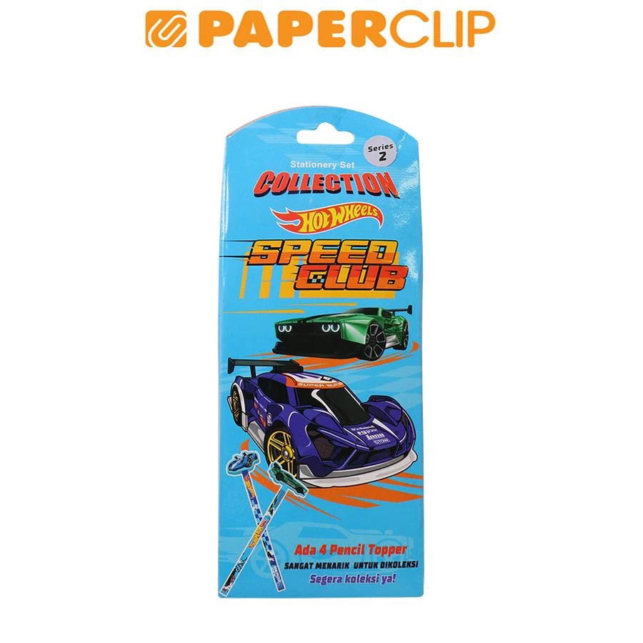 

Stationery Set Collection Hotwheels Speed Club Racing