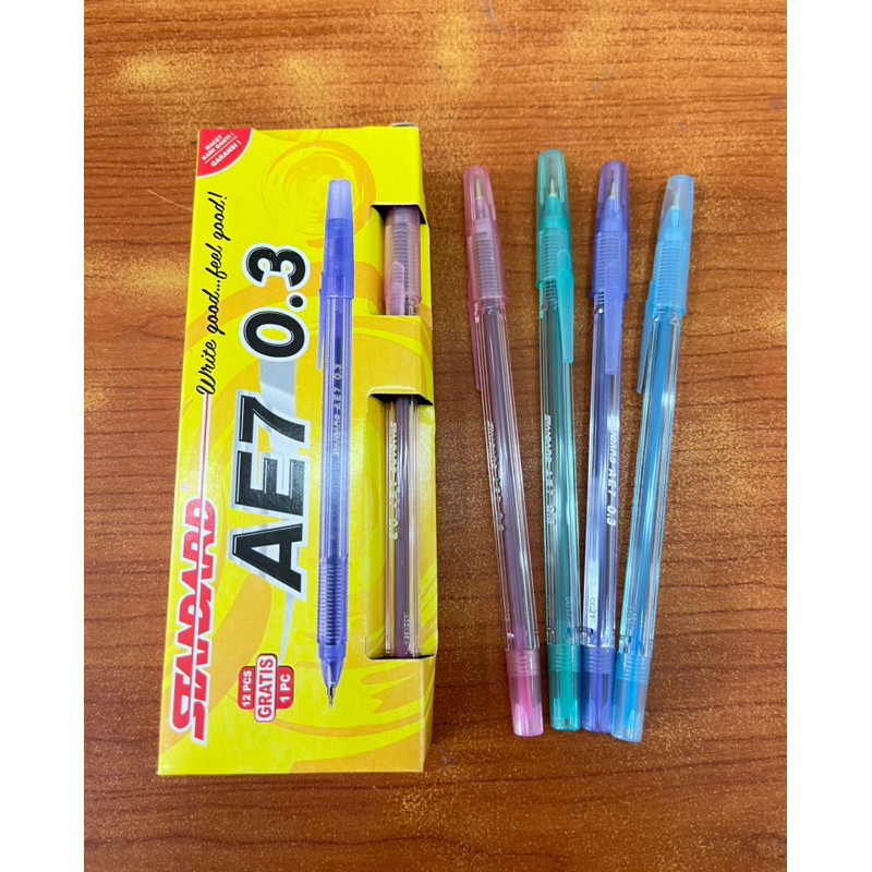 

Pulpen Standard Pen AE7 0.3mm - 1 Lusin 12PCS - AMR