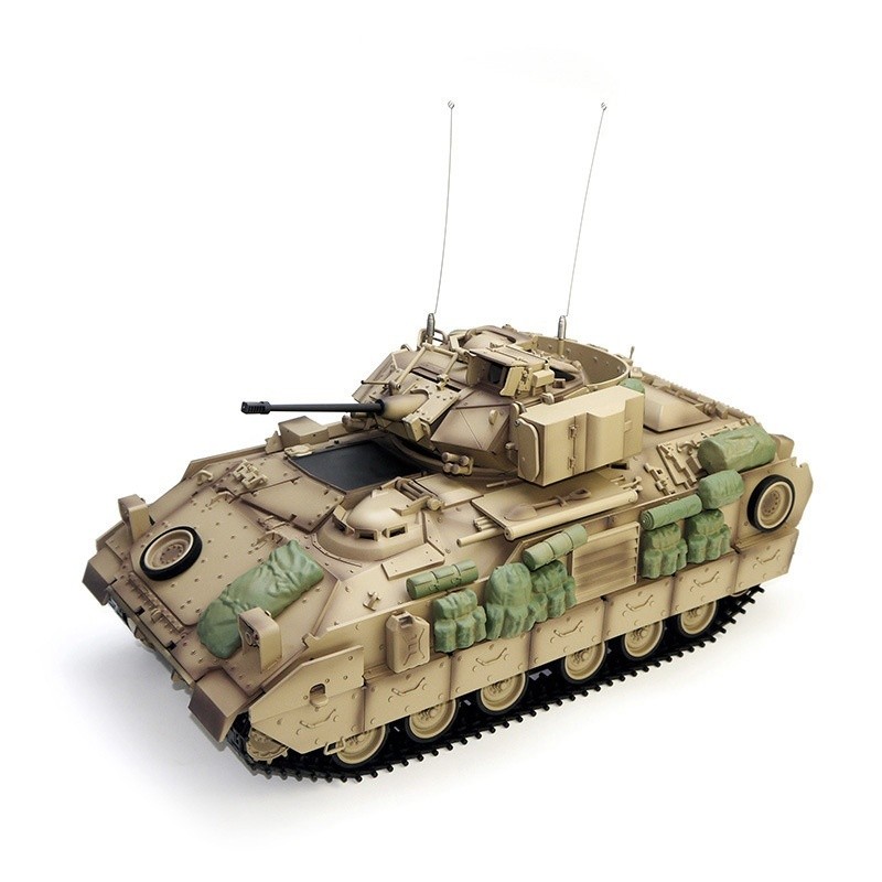 Rc Car Tank 2.4g1/16 Remote Control M2a2 Model Sound-light Tank Second Generation Motherboard Boy's 