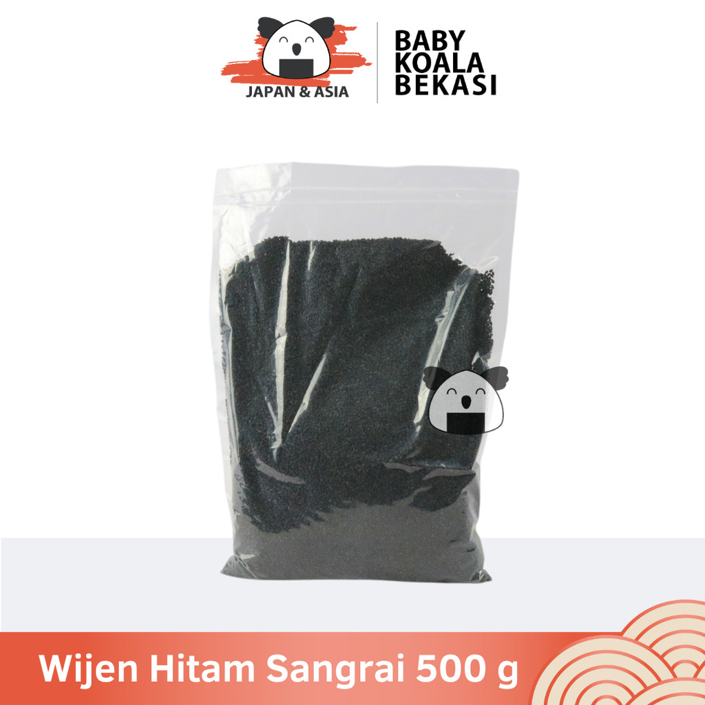

Hiroking Biji Wijen Hitam Sangrai 500 g Halal │ Roaster Black Sesame Seed for Sushi Ramen - Bekasi