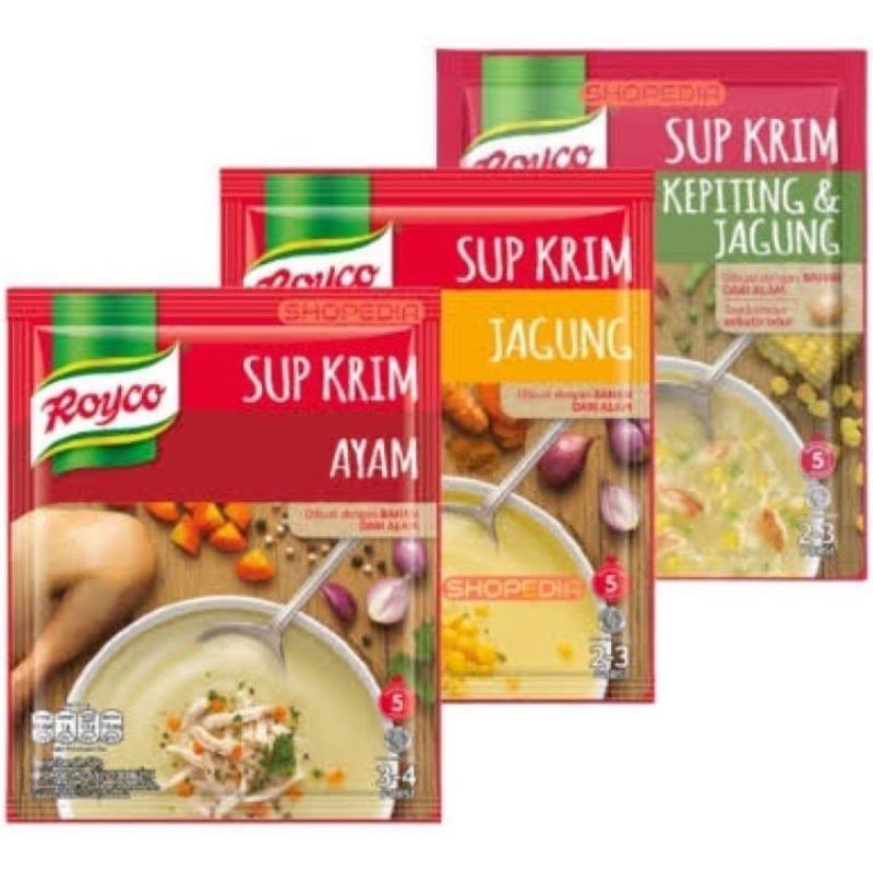 

BNS - RAYCO SUP KRIM AYAM|JAGUNG|KEPITING & JAGUNG 44G - AMR