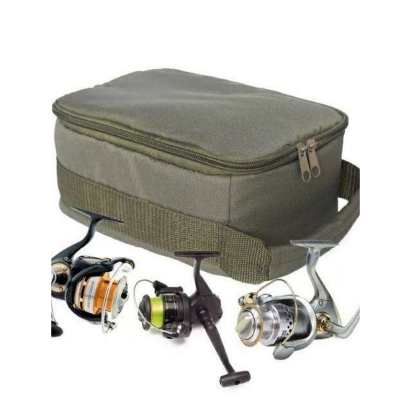 tas penyimpanan reel pancing anti air - fishing reel bag waterproof - tas untuk reel pancing profesi