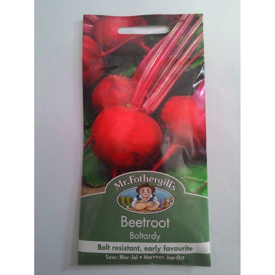 Benih / Biji Buah(Umbi) Bit BEETROOT BOLTARDY, Mr.Fothergills ASLI