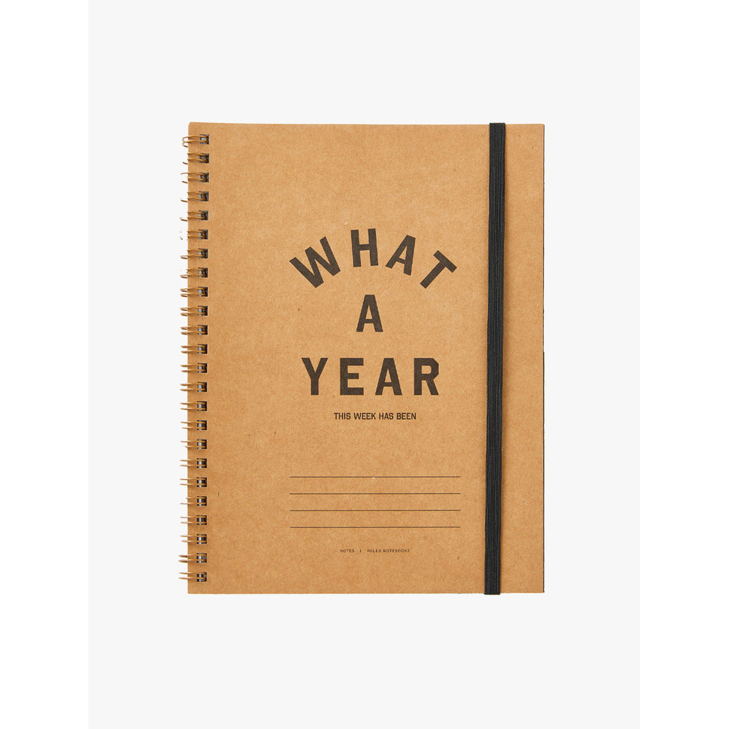 

Typo - Buku & Alat Tulis - A5 Spinout Notebook - What A Year Craft