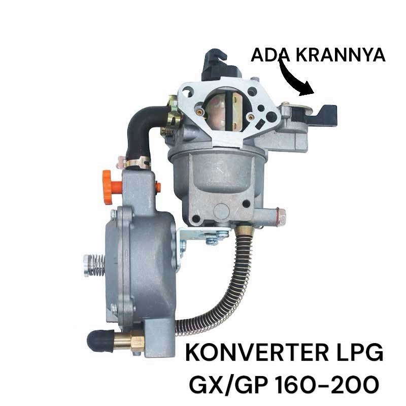 SR89JH Carburator gas LPG - Carburator converter to LPG GX 160 sampai GX 200 karburator genset pompa