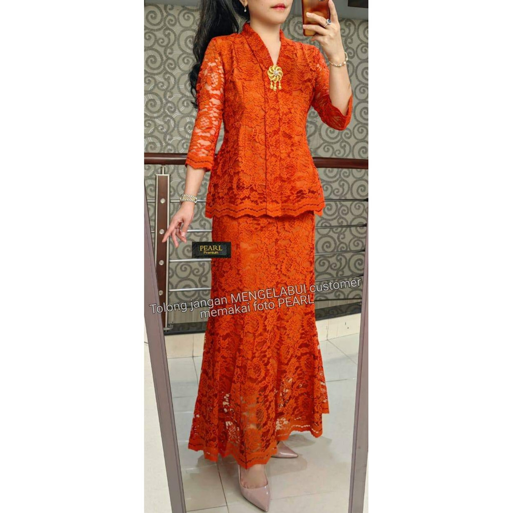 RN SET ROK KARTINI/BAJU STELAN BROKAT