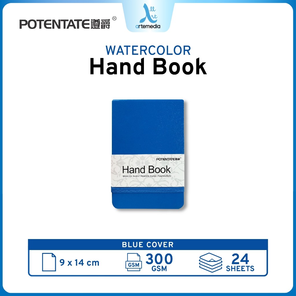

Gramedia Surabaya - Potentate Handbook 9x14cm Watercolor Journal Paper Book
