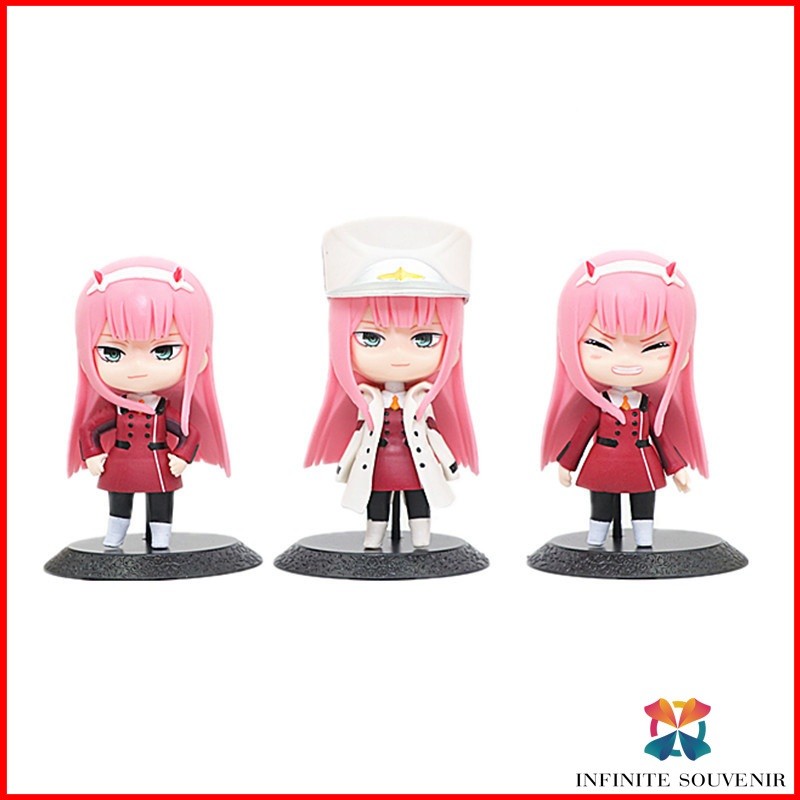 526. Pajangan Zero Two Figure Anime Hadiah Ulang Tahun Anime Patung Zero Two Souvenir Dekorasi