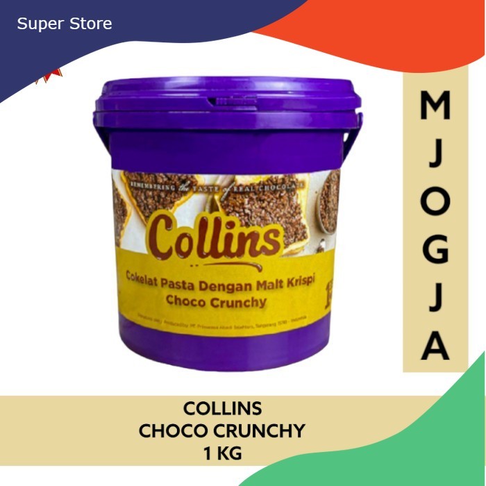 

Collins Choco Crunchy 1kg / Coklat Pasta Dengan Malt Krispy