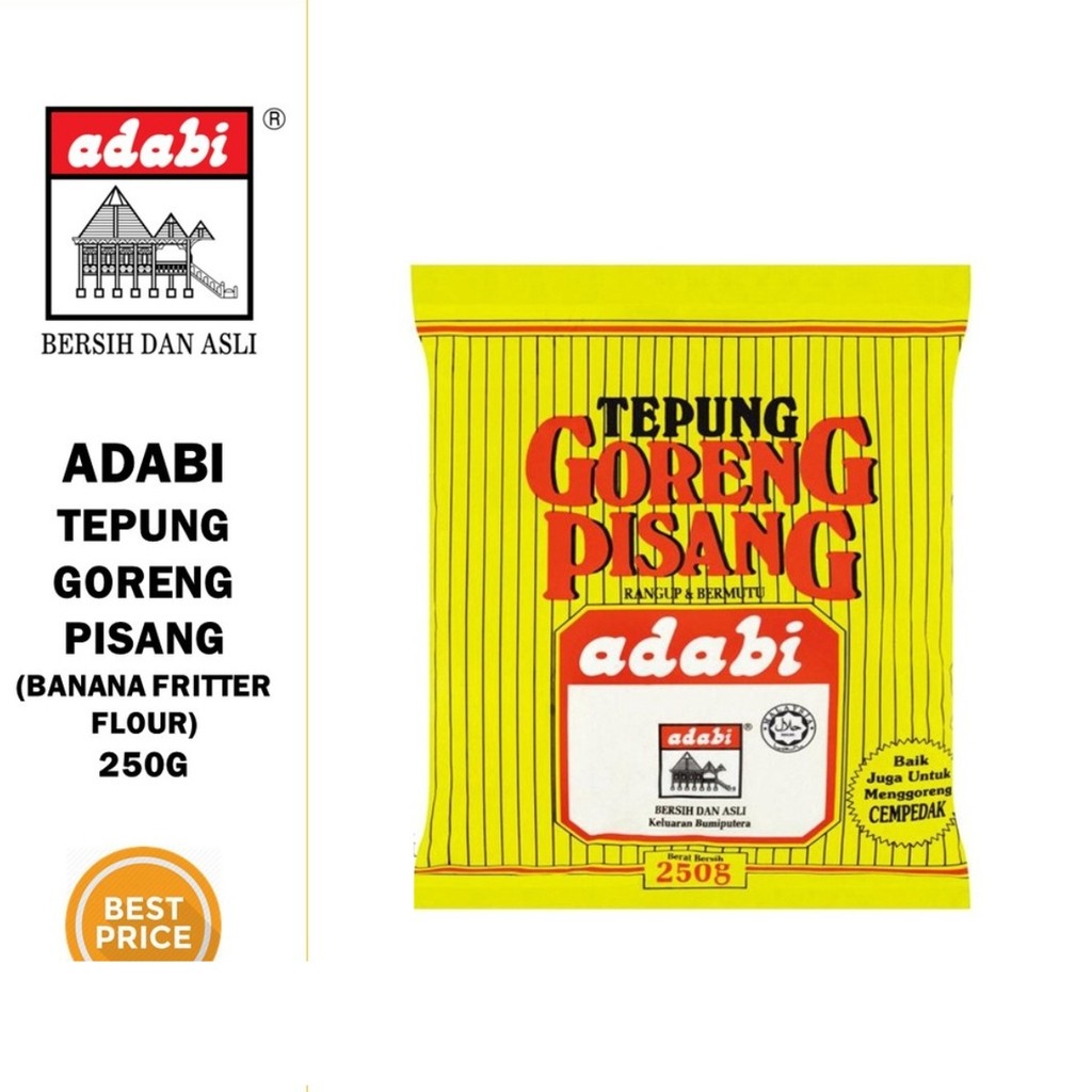 

Adabi Tepung Pisang Goreng - 250 Gram