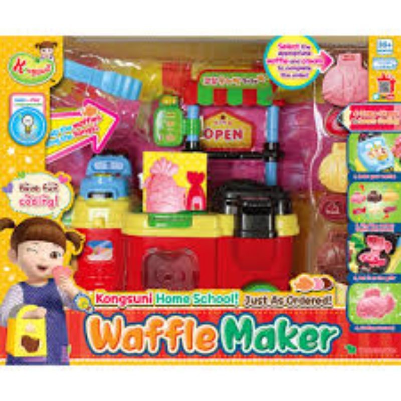 Kongsuni Waffle Maker Original Young Toys Mainan Pembuat Waffle
