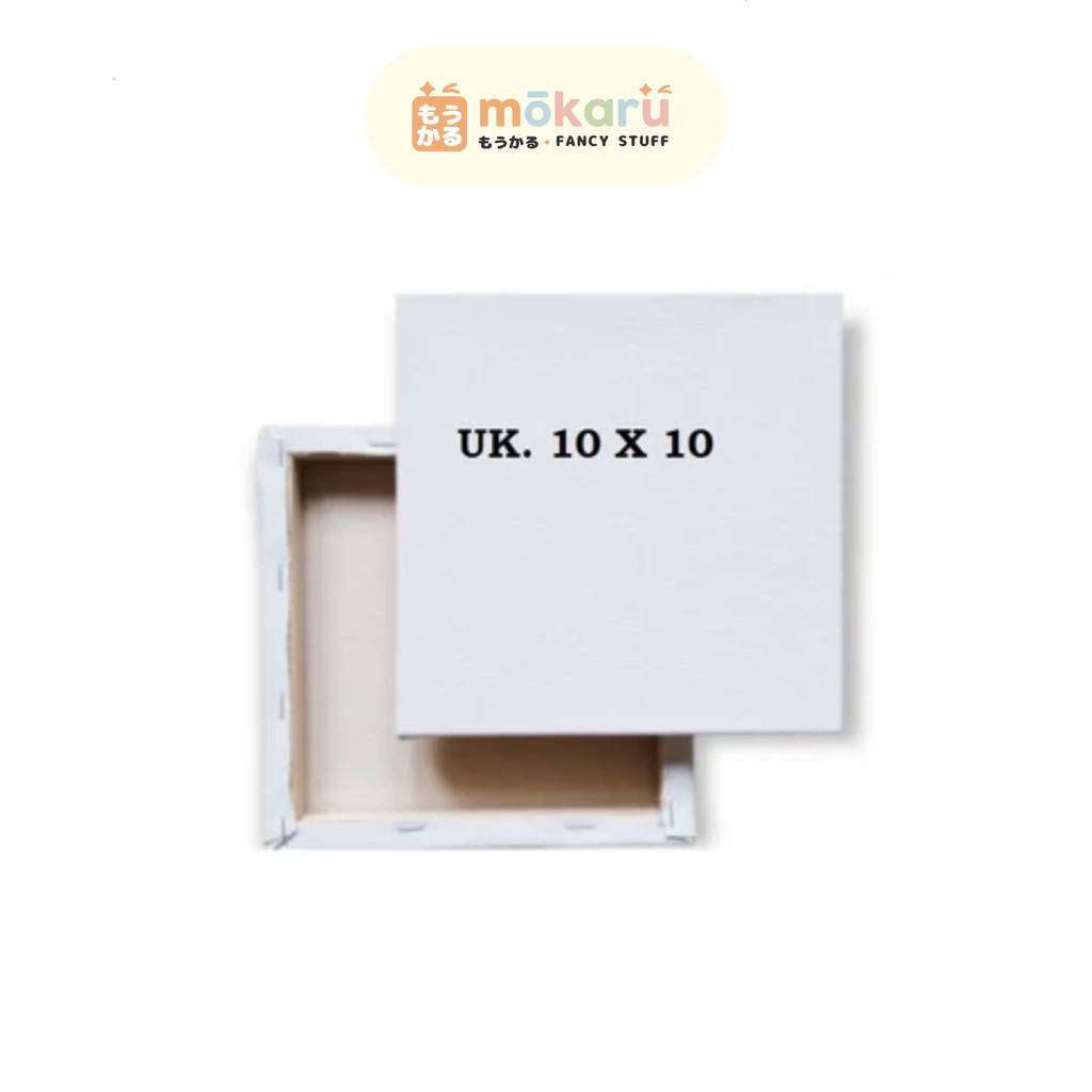 

SM Canvas Kanvas 10 x 10cm (Tipis) Small / Media Lukis Mini Kecil Murah Berkualitas