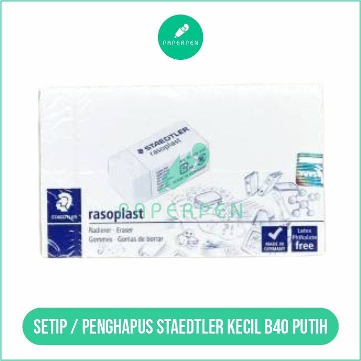 

[S_ATK] SETIP / PENGHAPUS STAEDTLER KECIL B40 PUTIH