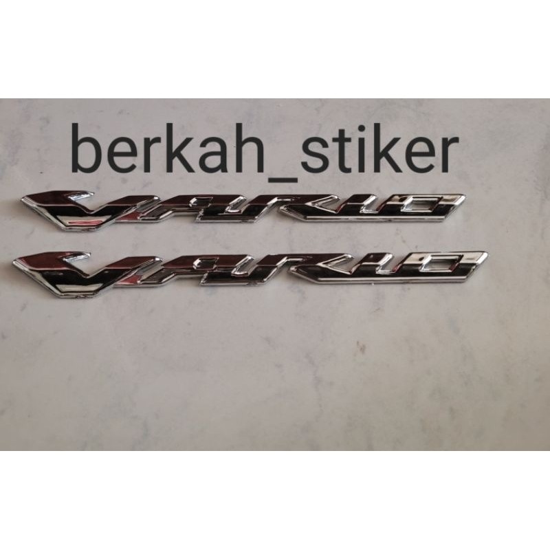 emblem vario 125.150 chrom/emblem timbol vario 125/150 terbaik