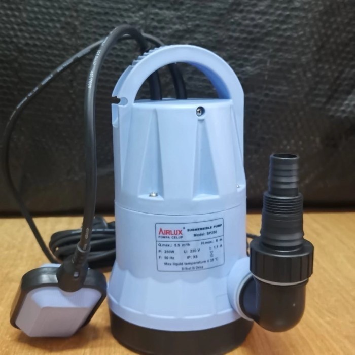 Pompa air celup kolam ikan 250 watt otomatis Pompa kolam koi otomatis
