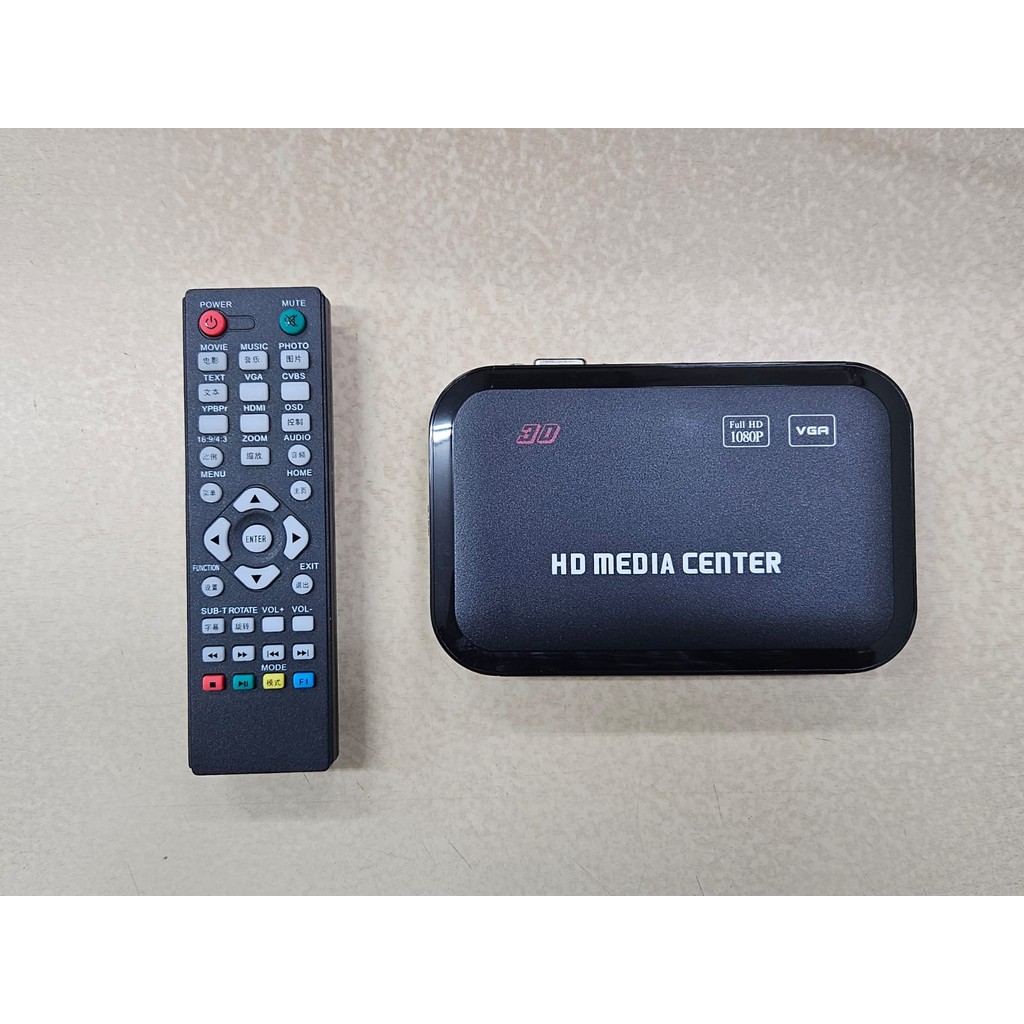 Media player VGA+HDMI