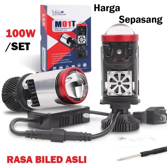 Mini BILED H4 M01T super terang mini projector laser projie H4 tipe apro mobil motor