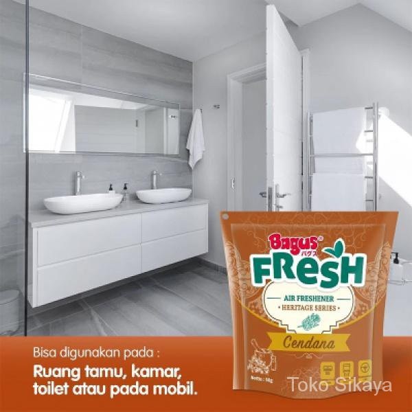 

(PROMO BELI 1 GRATIS 1) Bagus Fresh Pengharum Ruangan Gantung Cendana Pouch 50 g