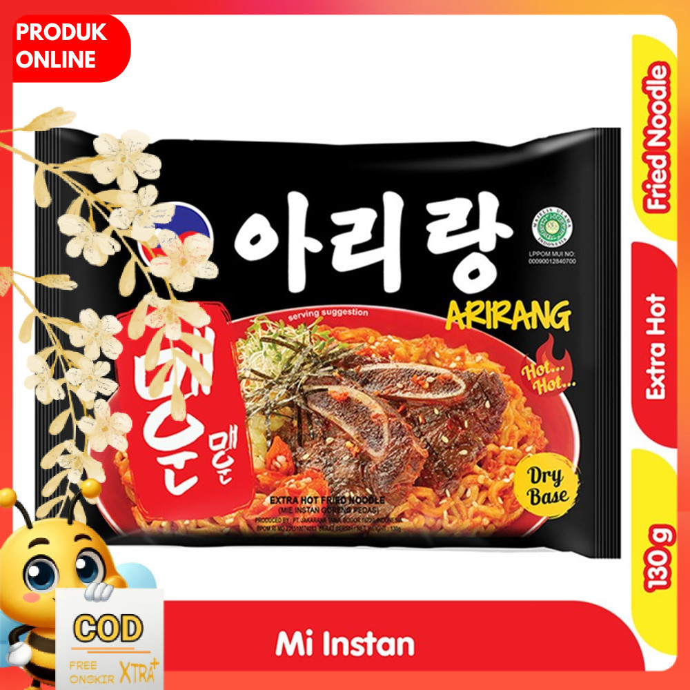 

Arirang Ekstra Pedas Mie Instan Goreng Pedas 130 g